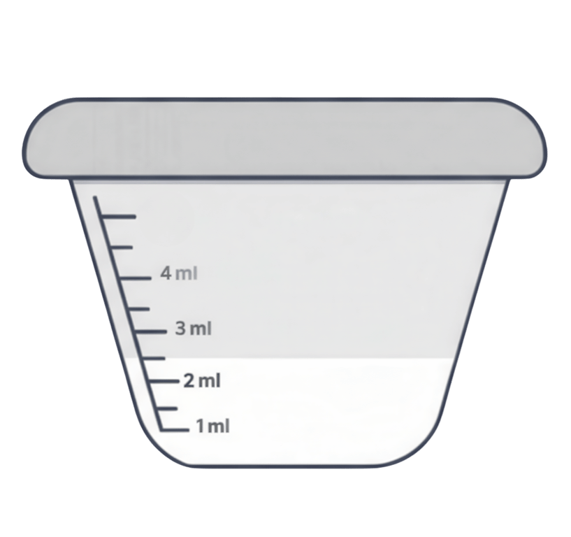 Volume measurement illustration